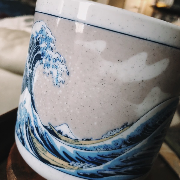 Great wave mug